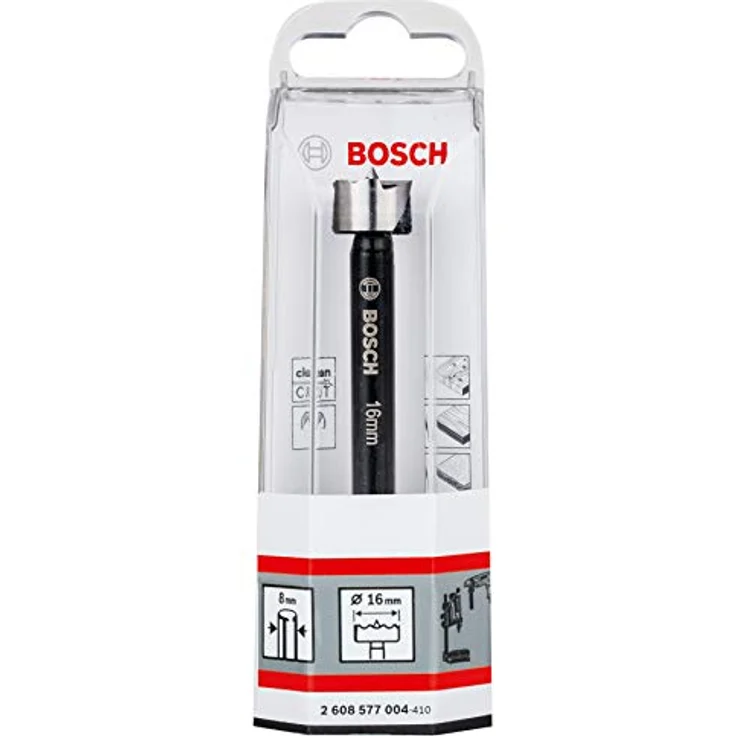 Bosch Accessories 2608577004 Forstnerbohrer 16 mm, Präzisionsbohrer mit zahnförmigem Design für splitternotes Bohren in Holz – Bild 3