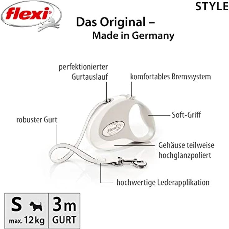 FLEXI 4000498032404 Bügel-Art Band, Blanco, 117.8 g – Bild 2