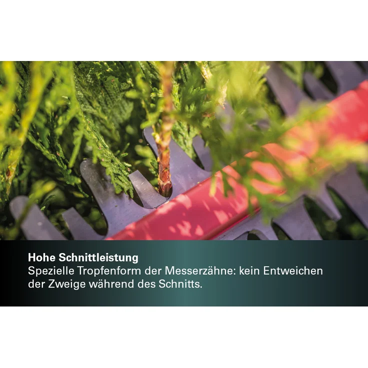 Metabo Akku Heckenschere HS 18 LTX 55 (18 Volt, Li-Ion, Messerlänge: 55 cm, Max. Schnittstärke 19 mm) ohne Akku und Ladegerät, im Karton – Bild 4