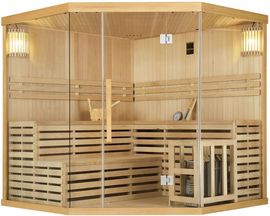 Artsauna Saunakabine Espoo200 Premium mit Harvia Ofen – 5 Personen