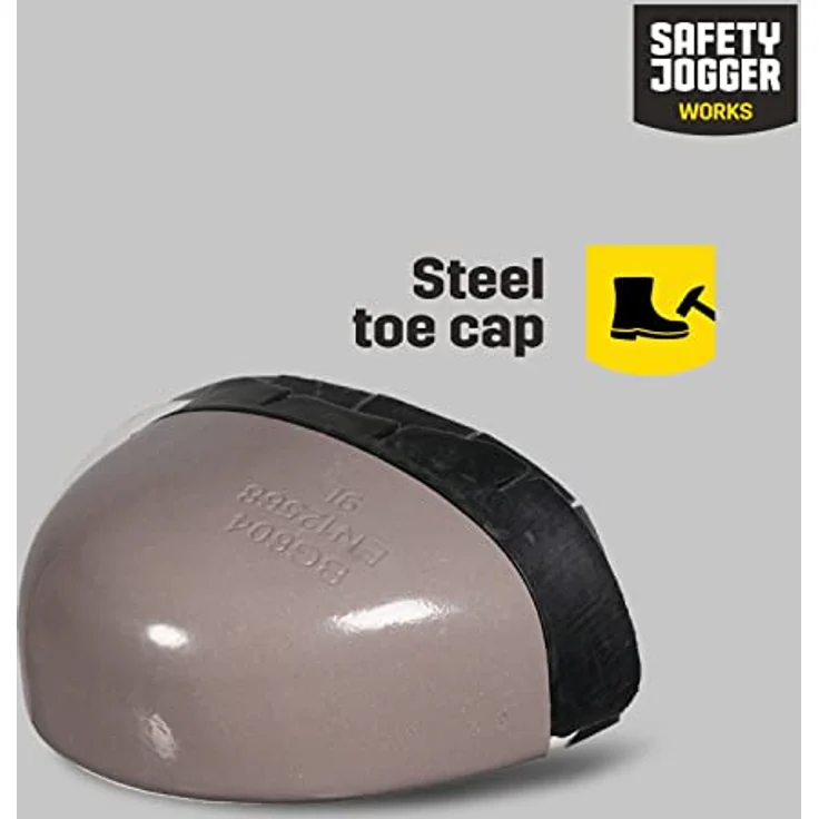 Safety Jogger X0500 S2 SRC, weißer Sicherheits- & Food-Service Schuh mit Zehenschutzkappe und rutschhemmender Sohle – Bild 3