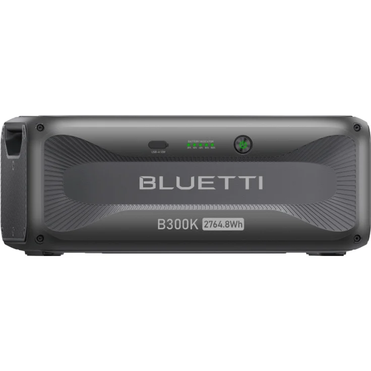 BLUETTI B300K 2764Wh Erweiterungsbatterie für Solargenerator AC200L/AC300/AC500, LiFePO4 Akku für Camping und Notstromversorgung