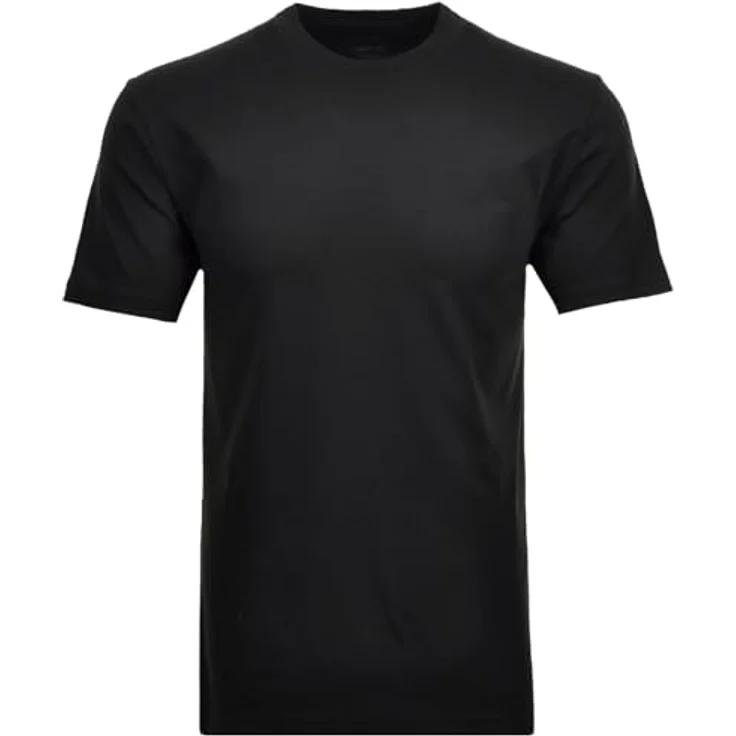 Ragman T-Shirt Crew Neck SS Regular Fit 2PK, Herren Casual Shirts, bequem sitzend, Schwarz, (3XL) – Bild 1