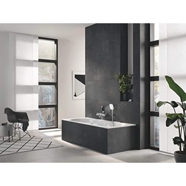 Grohe Rainshower SmartActive 130 Cube Duschbrause Wandhalterset, 3 Strahlarten, 9.50 l/min, chrom – Bild 2