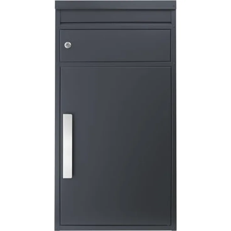 Paketbriefkasten SafePost 65M anthrazit Ral 7016 Design-Paketkasten modern