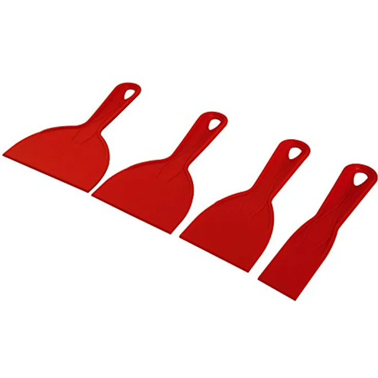 Fartools Spachtelmesser, Rot, 4 Stück