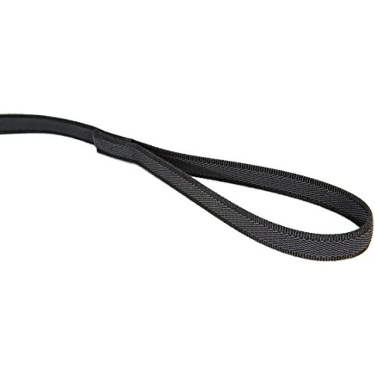 IDC Color & Gray gumierte Leine, 20 mm x 1 m mit Schlaufe, Schwarz-Grau – Bild 2