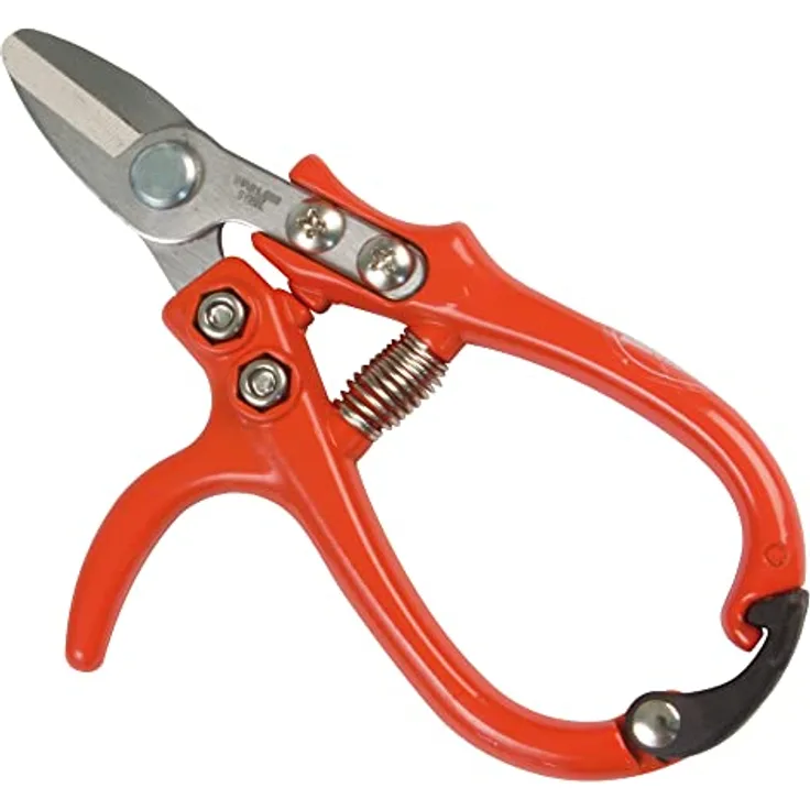 Amig - Einhand-Sammelzange | Spezielle Zitrusfrüchte | gerade Klinge aus Stahl | 160 mm | ergonomischer Griff aus Aluminium | gebogene Spitze zum Sammeln von Obst ohne Beschädigung