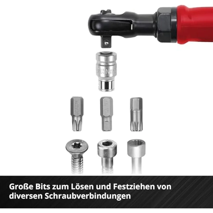 Einhell Bit-Set 109032, XL-Case, 40-teilig, mit 30 mm und 75 mm kraftvollen Chrom Vanadium Bits und Stecknussadaptern – Bild 6