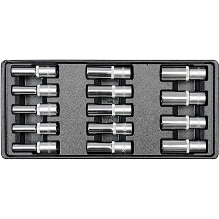 PVC TRAY WITH 14PCS DEEP SOCKETS 12