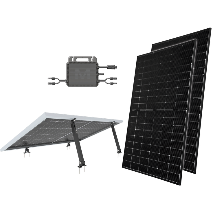 Heckert Solar Zeus Smartsystem 800+ Flachdach Balkonkraftwerk