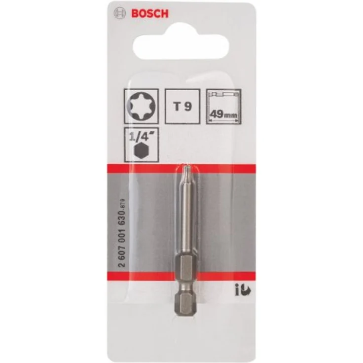 Bosch Professional Bit Extra-Hart für Innen-Torx-Schrauben (T9, Länge: 49 mm) – Bild 2