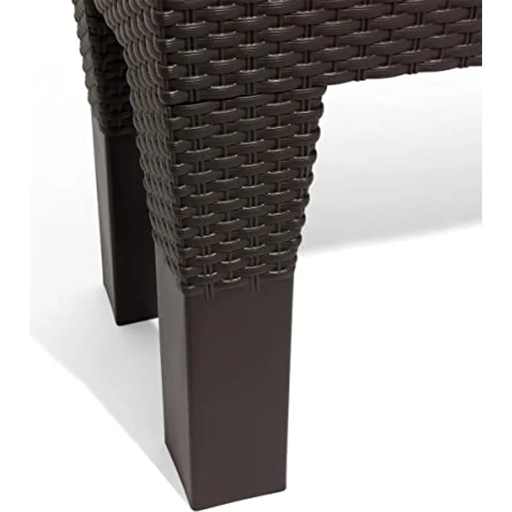 Jardinera Rato 72 litros con riego en color ocre oscuro 80 x 33 x 65 cm con patas – Bild 5