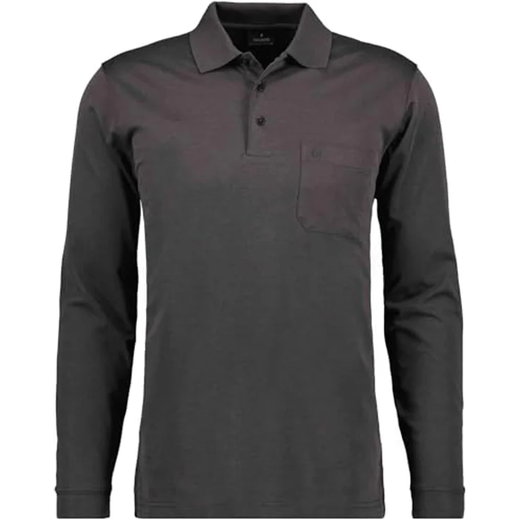 RAGMAN Langarm-Poloshirt, Klassiker mit Polokragen, 3-Knopfleiste und Logo-Stickerei, Softknit-Qualität, viele Farben – Bild 2