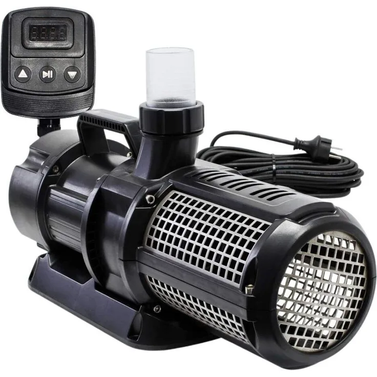 Aquaristikwelt24 AquaOne CET-35000T regelbare Eco Teichpumpe 45-450 Watt 13000 bis 32000 L/h, leise und energieeffizient, für Süß- und Meerwasser geeignet