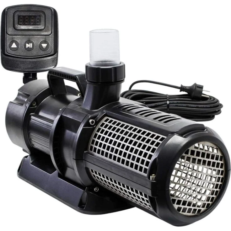Aquaristikwelt24 AquaOne CET-35000T regelbare Eco Teichpumpe 45-450 Watt 13000 bis 32000 L/h, leise und energieeffizient, für Süß- und Meerwasser geeignet