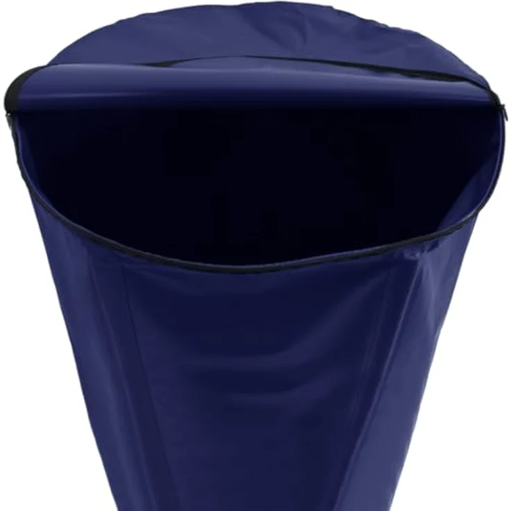 vidaXL Faltbarer Wassertank 380 L PVC mit Wasserhahn, blau, langlebig und reißfest, inkl. Wasserschlauch – Bild 6
