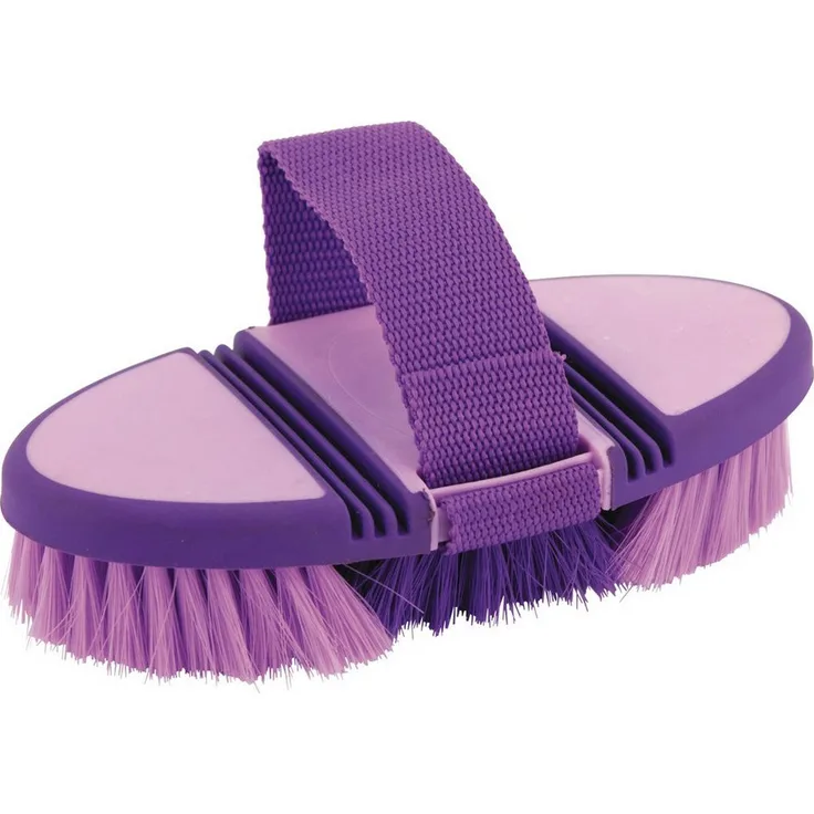 Eldorado Kardätsche ELDORADO Kardätsche SOFTTOUCH - lila/lavendel, Tierfellpflege-Tool für komfortable Pferdepflege