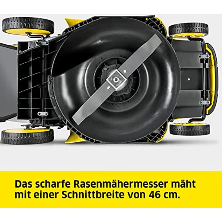 Kärcher LMO 36-46 Battery Akku-Rasenmäher - Schnittbreite 46 cm, Schnitthöhe 20-70 cm, 55 Liter Fangkorb, inkl. Mulchkeil, Flächenleistung je Akkuladung 650 m² - Ohne Akku - 1.444-472.0, 36 V – Bild 3