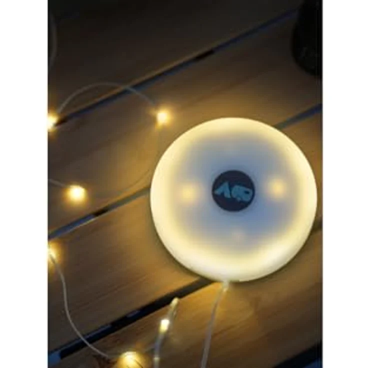 BERGER 2in1 Campinglaterne und Lichterkette, 10 m, 5 Modi LED Outdoor Lampe warmweiß, USB aufladbar, wasserdicht, für Zelt und Wohnwagen – Bild 4