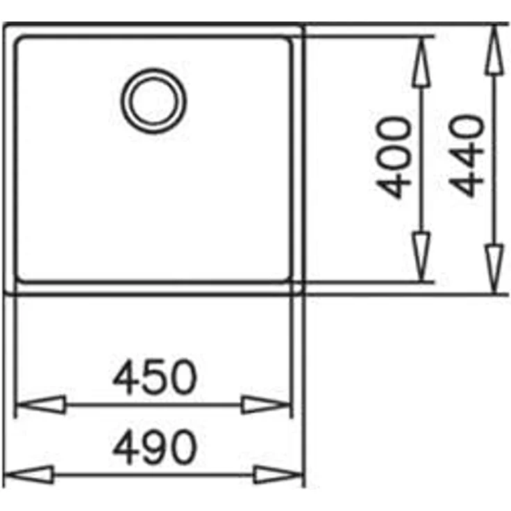 TEKA Spülbecken RS15.45.40 PURELINEA 1CUB 115000006, Schwarz - Zlewozmywak BE LINEA RS15 45.40 31/2 W/OVF SP 8434778004311 – Bild 2
