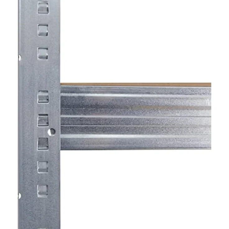 PROFI Steckregal 200x120x40 cm verzinkt mit 5 Böden - Shelfplaza – Bild 4