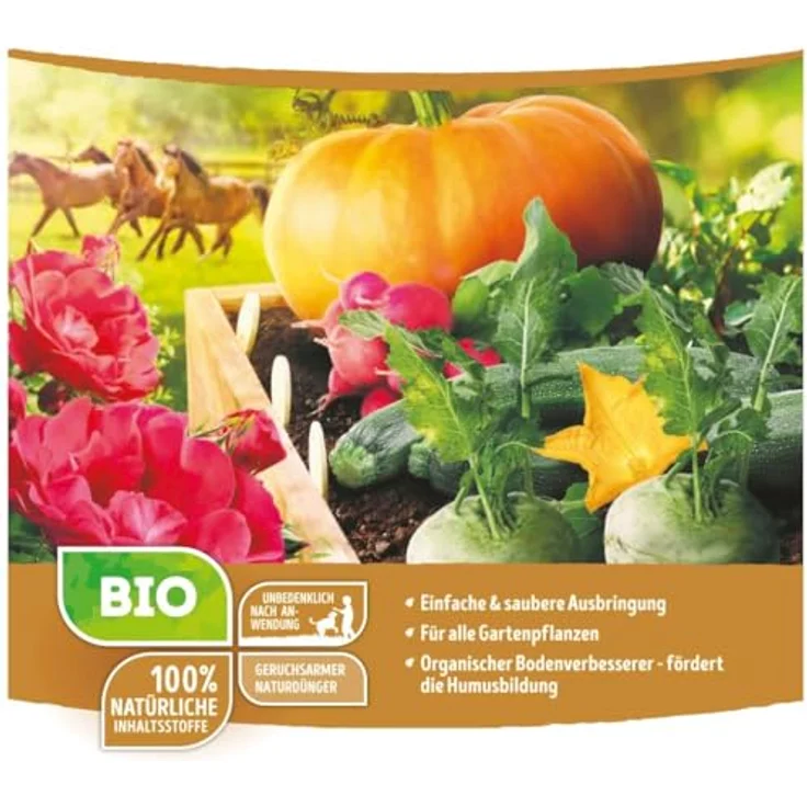 Celaflor Naturen Bio Pferdedung 20 kg – Bild 3