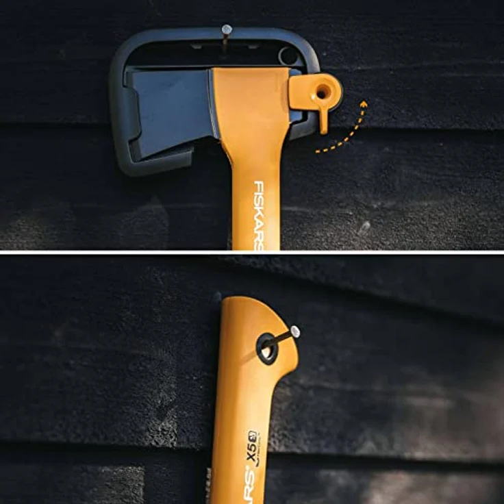 MGA Axt + Beil Camping-Set, Fiskars X5 - XXS mit Messer und Säge – Bild 6