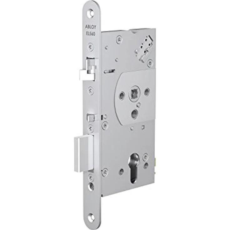 Assa Abloy Elektro-Sicherheitsschloss EL 560, DM 65, Stulp 20x235 mm, Stahl verchromt/Edelstahl optik – Bild 1