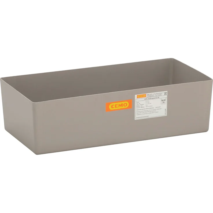 Cemo Auffangwanne 65 l, GFK, B x H x T: 82 x 23 x 41 cm, ohne Gitterrost, mit Zulassung, 7086 – Bild 1