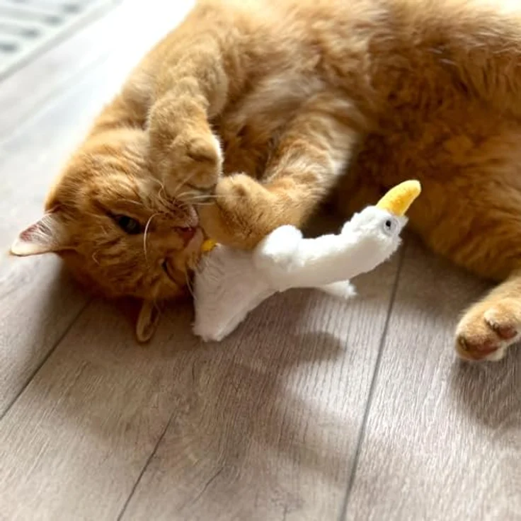 Aumüller Katzenspielzeug mit Baldrian - Gilbert Gans – Bild 4