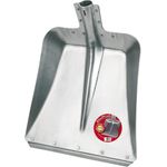 Kerbl Profi Spezial-Alu-Schaufel Gr. 9 mit Kante, Hochwertige Aluminiumschaufel, 2,5mm Materialstärke, 36 cm Breite, Aluminium