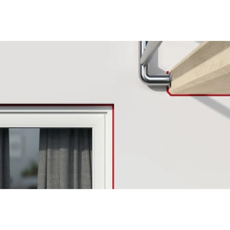 fischer DBSA TP - Premium Bausilicon zur Verwendung bei Anschluss- und Dehnungsfugen im Innen- und Außenbereich, geruchsarme Dichtmasse, transparent, 310 ml - 1 Stück - Art.-Nr. 53090  – Bild 5