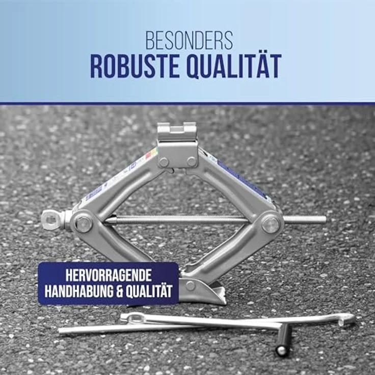alca® Scherenwagenheber Kompakt 1 t – Robuster Stahl-Wagenheber bis -50° C, 360° drehbarer Sattel, Hubhöhe 100-350 mm, Gewicht ca. 2 kg, Hubbereich 250-350 mm, silber – Bild 6
