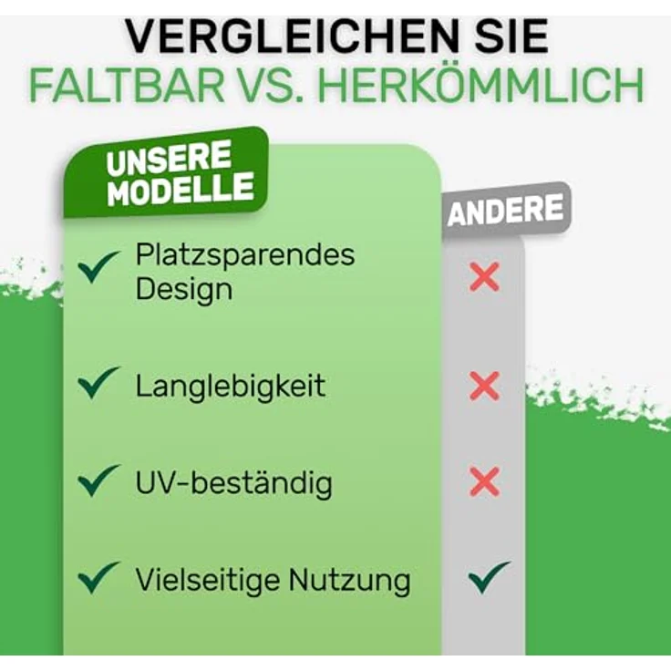 Melko Regentonne faltbar 380L mit Auslaufhahn, PVC Stützstangen & 2 m Wasserschlauch - Mobiles Regenfass, Überlaufschutz, witterungsbeständig - für Gartenbewässerung – Bild 5