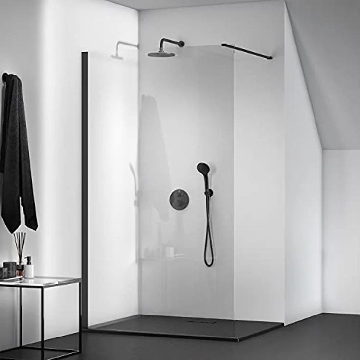 Ideal Standard Kopfbrauseanschluss Idealrain 400 mm, mattschwarze Oberfläche, kratzfest und pflegeleicht – Bild 6