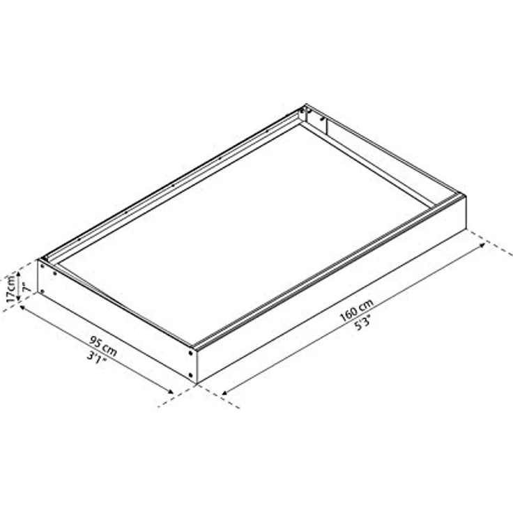 Canopia by Palram Vordach für Haustür Sophia 1600 Pultvordach 160 x 95 cm Grau Sonnenschutz Haustürvordach inkl. Regenrinne – Bild 2
