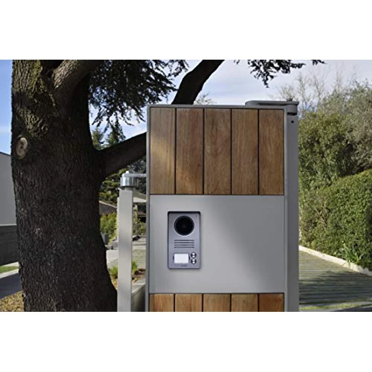 Vimar K40916 Video-Türsprechanlage, 7 Zoll (17,8 cm), Touchscreen, zweifamiliär, mit Netzteil, Grau – Bild 2