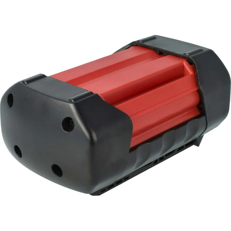 Vhbw 1x Akku für Bosch UniversalRotak 36-56, 36-550 Rasenmäher, 3000mAh, 36V, Li-Ion, schwarz/rot, mit LED-Ladestandsanzeige