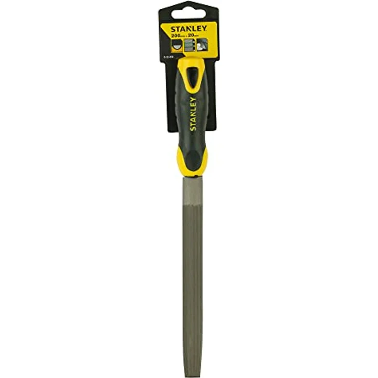 Stanley Halbrundfeile, Hieb 2 (200 mm Länge, Karbon-Stahl, ergonomischer Bi-Material Handgriff, Griffaussparung) 0-22-456 – Bild 10