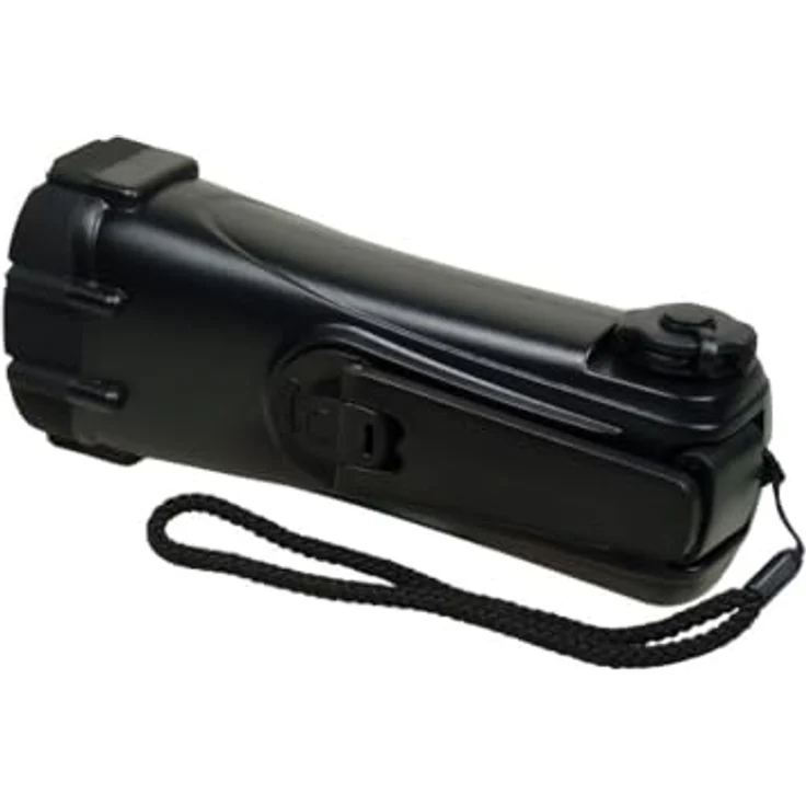 POWERplus Shark Wasserdichtes Dynamo Kurbel / USB aufladbares LED-Taschenlampe / Not Ladegerät Schwarz – Bild 4