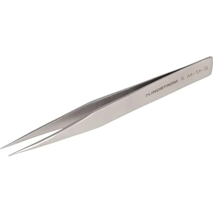 Bahco Lindström tl aa-sa-sl Präzisionspinzette, gerade spitz, antimagnetischer und säurebeständiger Edelstahl, 128 mm – Bild 3