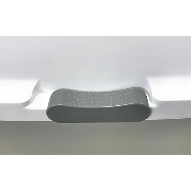 Catit 50702 Katzentoilette mit Abdeckung, 46 x 41,5 x 54,5cm, Weiss/Grau (Produkt kann variieren) – Bild 2