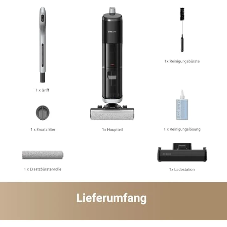 Dreame Nass-Trocken-Sauger Dreame H14 Pro mit 18.000 Pa Saugkraft, 400 W, 180° Reinigung – Bild 12