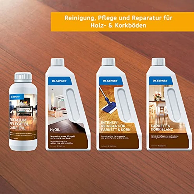 Dr. Schutz Holzseife 5 L, Reinigung und Pflege von Holzboden und Korkboden, Holzbodenseife für geölt & geölt-gewachste Holz- und Korkfußböden, schonender Holzboden Reiniger auf Seifenbasis – Bild 5