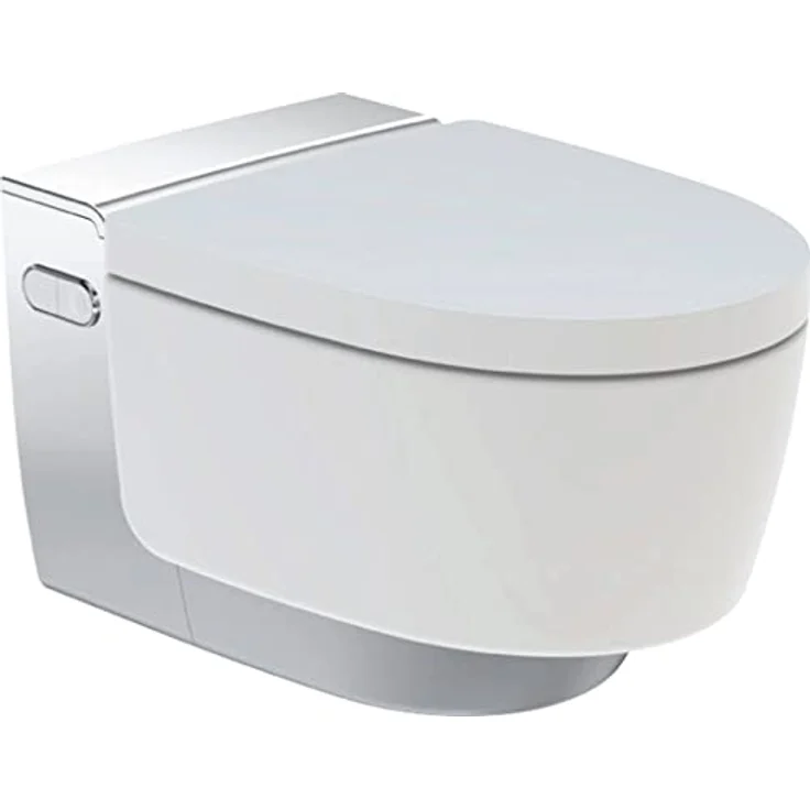 Geberit AquaClean Mera Comfort WC-Komplettanlage Unterputz Wand-WC glanzverchromt 146210211 – Bild 2