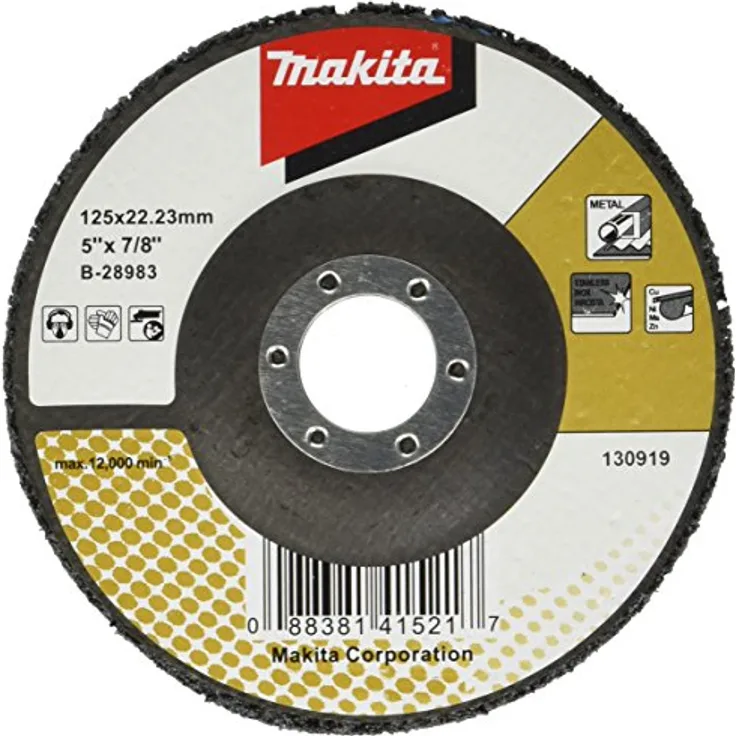 Makita Ø 125mm Reinigungsvliesscheibe Stärke 12mm (B-28983)