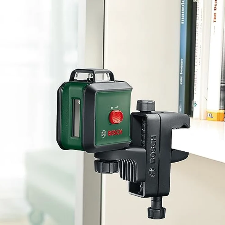 Bosch Stativ MM 3, für Kreuzlinienlaser, präzise Höhenverstellung, drehbare Klemmhalterung, nachhaltiges Produkt – Bild 6