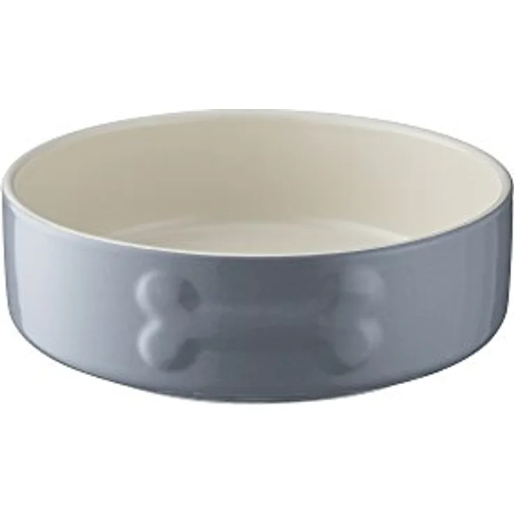 Mason Cash Keramik-Hundenapf, 15 cm, grau