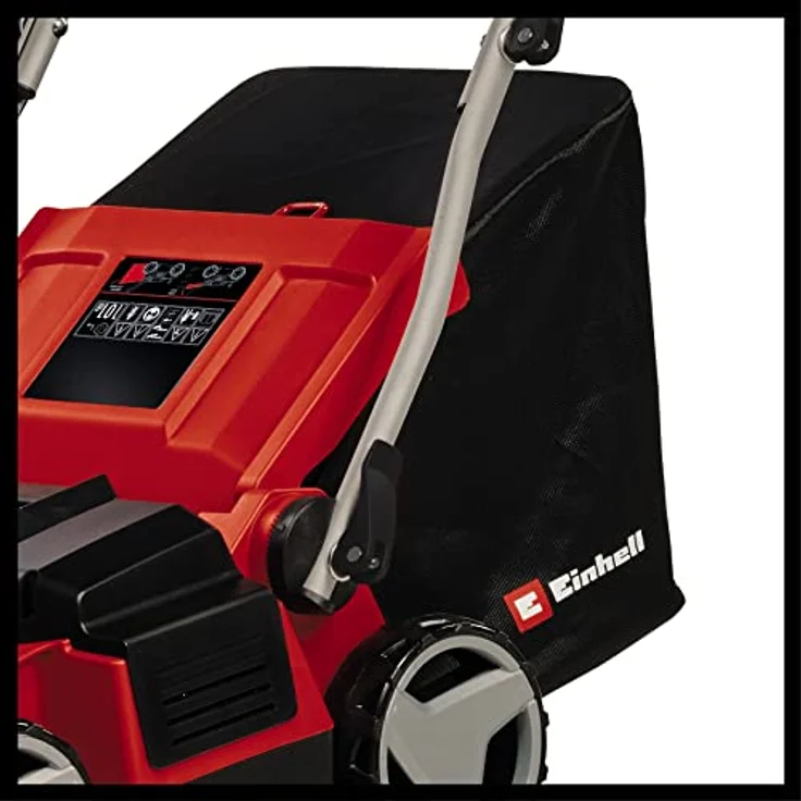 Einhell Elektro-Vertikutierer-Lüfter GE-SA 1435/1 (1,4 kW, 35 cm Arbeitsbreite, 4-stufige Arbeitstiefeneinstellung, 28 L Fangsack) – Bild 2